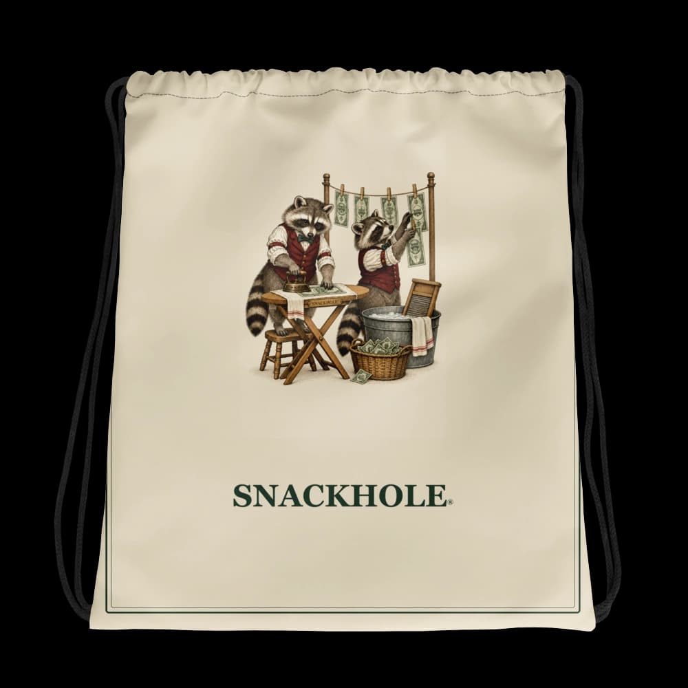 Money Laundering — Drawstring Bag
